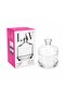 Glass sugar bowl with lid 260 ml