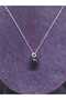 Green Star Stone Natural Stone Steel Chain Necklace Suitable for Daily Use Luck Abundance Symbol Birthstone Minimal Single Stone Necklace - 5