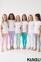 Girls' 6-Pack Plain & Cotton Leggings Set - Casual Long Leggings - 2