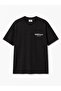 Men's Injection Printed Basic T-Shirt Crew Neck Regular Fit 100% Cotton - 2