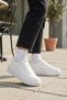 White Women's Sneaker Sports Shoes Suitable for Daily Use