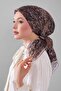 وشاح من القطن الحريري بنمط الفسيفساء الذهبية - 2
