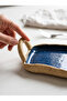 Özel Tasarım El Yapımı Stoneware 3'lü Meze Tabağı , Kahvaltı Ve Sunum Tabağı , Servis Kasesi - 3