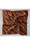 Twill Silk Scarf Curved Stripe Tile 90X90 - 5