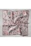 Twill Silk Scarf Flower Dream Pale Pink 90X90 - 5