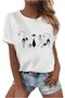 Unisex Oversize Wolf Turkish Flag Printed Crew Neck Short Sleeve Black T-Shirt