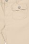 Women Wide Leg Fit Plain Stretchable Jeans, Beige - 2