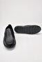 Men's Black Summer Casual Leather Shoes - 5