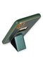 Ilkestor iPhone 12 Case Coco Carbon Stand Cover (125302) - Green - 4
