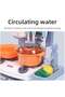 Children's Simulation Mini Kitchen Set Toy | Pretend Cooking Playset with Pots, Utensils & Food Accessories | Educational Role Play Toy for Kids - 4