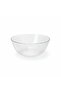 Ribbed Glass Salad Bowl - 16×8 cm