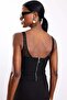 Black Lace Strap Bustier 1380 - 6