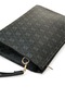 Women's Monogram Patterned Handbag Portfolio Wallet Clutch - 8