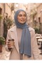 Combed Cotton Viscose Shawl Non-Slip Tok Duruş Hijab Daily Smoked - 2