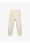 Cotton Pocketed Waist-Tie Pants - 6
