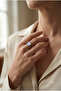 Moonstone Natural Stone Alloy Single Stone Ring - 2