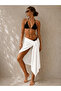 Combed Cotton Pareo Shawl 70X180 cm – Multi-Purpose Beach Pareo and Shawl-Side Tie Beach Pareo