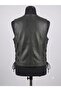 Genuine Leather Women's Chopper Biker Leather Vest - 3