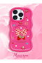 iPhone 15 Pro Max Compatible Case Camera Protector Red Silicone Couple Phone Case Strawberry Pattern - 2