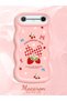 Tecno Spark Slim Compatible Case Camera Protector Pink Silicone Couple Phone Case Strawberry Pattern - 2