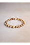 Citrine - Wood Jasper Natural Stone Bracelet (6 mm) - 4