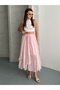Women's Layered Chiffon Maxi Skirt High Waist Flight Flight Summer Long Skirt - 7