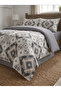 Double-Sided 200X240 Duvet Cover Set, 160 X 200 Fitted Sheet Gray - 4 Pieces - 3
