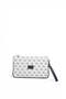 White - Navy Blue Monogram Women's Crossbody Bag Sp1291 - 6
