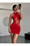 Lace Detailed Mini Dress - 2