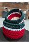 Coșuri croșetate handmade, set 2 bucăți - 3