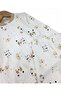 Boy's Printed 2-3-4-5-6 Years Old Seasonal Nightgown Pajama Set with Snap Fasteners L Top and Bottom 2-Piece Set R245 - 4