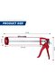 Metal Caulk Gun for Caulking, Sealing, and Filling Cracks - 6