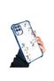 Samsung Galaxy A12/M12 Compatible Transparent Back Four Corners Reinforced Impact Protection Silicone Case - 2