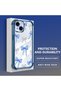 iPhone 15 Compatible Transparent Back Panel Four-Corner Reinforced Impact Protection Glossy Edge Silicone Case - 4