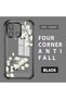 Xiaomi Redmi 12C Compatible Transparent Back Four-Corner Reinforced Impact Protection Silicone Case