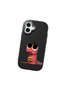 Black Silicone Case Compatible with iPhone 16 Plus with Shock-Absorbing Camera Protections - 3