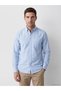Lcwaikiki Classic Blue Regular Fit Oxford Men's Shirt