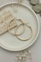 Yellow Color Hoop Earrings Women's Bijouterie Daily Stylish and Modern Design - 6