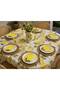 Lemonella Ceramic Cake Plate 22X15X3Cm Yellow