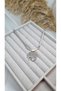Women's Silver Color Four-Leaf Clover Figured Crushed Italian Chain Steel Necklace - Luck Necklace