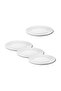 OFTAST Dinner Plate, 25cm, White, Set of 4, Durable & Elegant