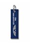 Fabric Keychain "Thk Blue"