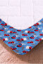 Car Patterned Single Elastic Sheet Set |   100X200 Elastic Sheet + Pillowcase |   Cotton Soft Texture - 3