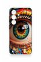 Samsung S26 Compatible Colorful Eye-Puppet Patterned Silicone Case - 4