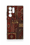 Samsung S22 Ultra Compatible Vintage Carpet Patterned Silicone Case - 2