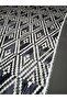 Ethnic Geometric Aztec Patterned Silk Satin Fabric 150 cm Wide Fabric by the Meter Skirt, Dress, Evening Dress, Dressing Gown - 5