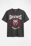Regular Fit T-Shirt Roman Reigns Greatness Aslan Gym Sports Fitness Anthracite Melange
