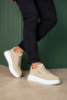 Zrc2635 - High Quality High Sole Men's Sneaker Beige Suede - 5