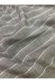 Mixed Striped Linen Fabric - Gray and White Stripes - 3