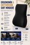 Orthopedic Visco Lumbar and Back Support Cushion – Ergonomic Comfort for Office Chair, Car, and Home - 9